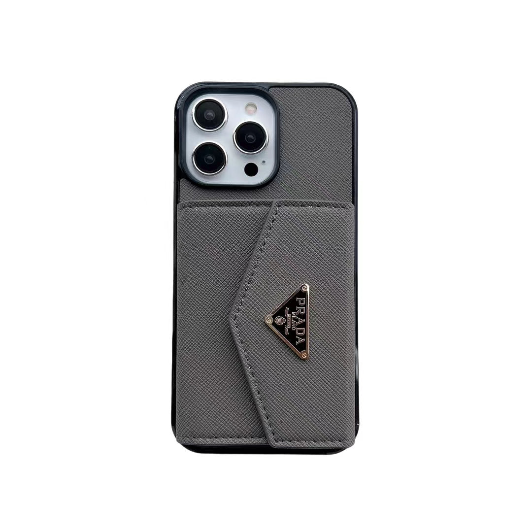 PR Luxury iPhone Case with Card Holder - Designer Edition