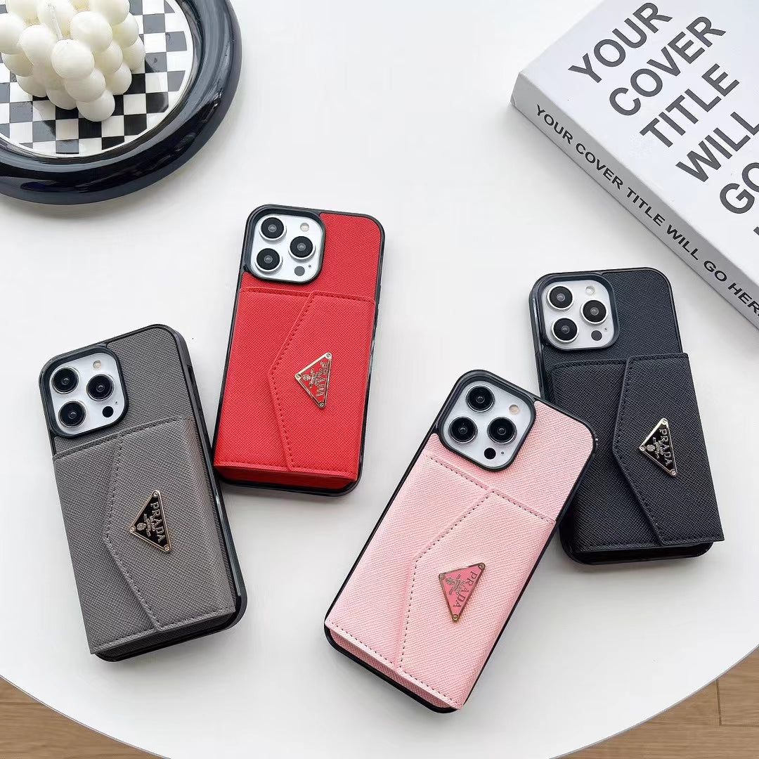 PR Luxury iPhone Case with Card Holder - Designer Edition