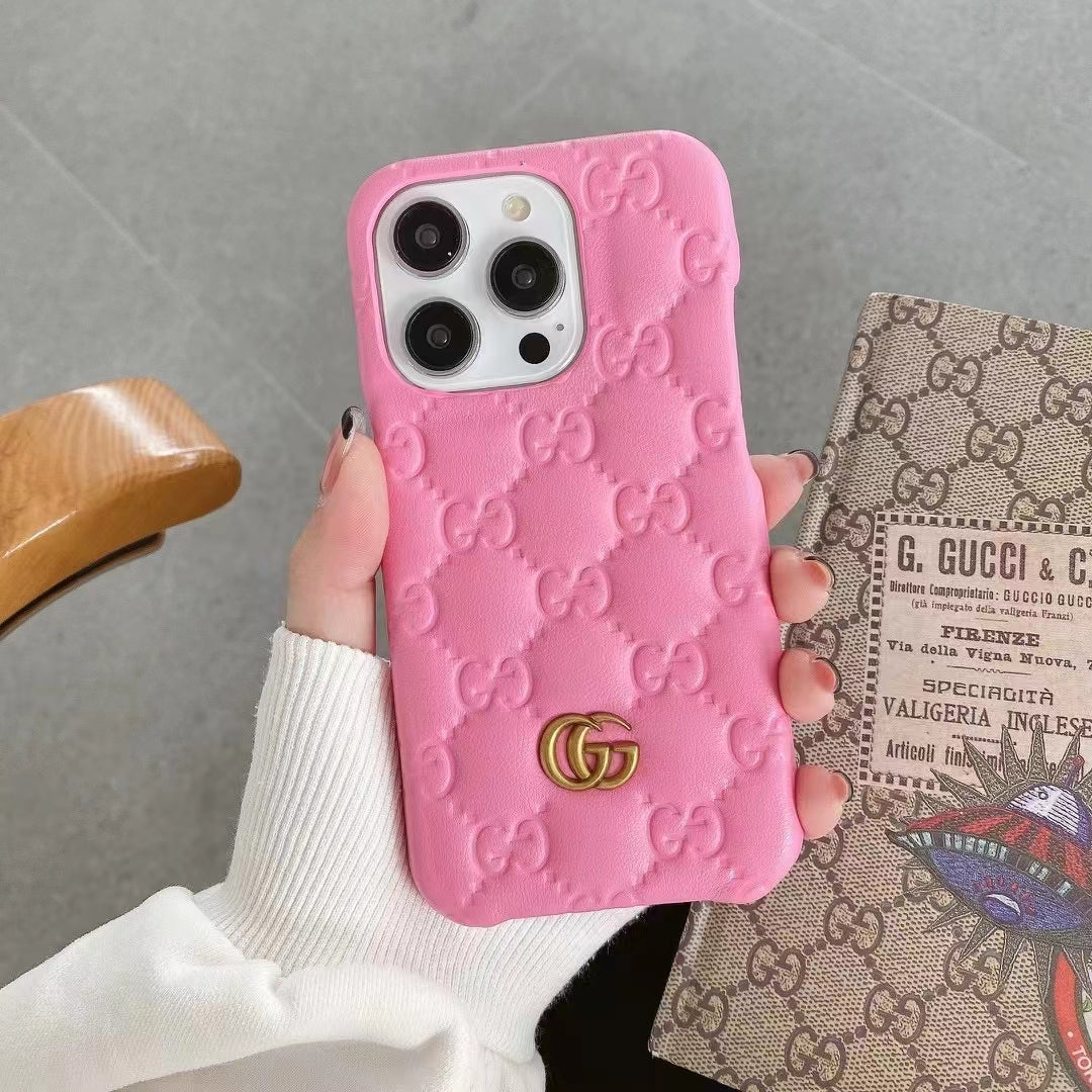 Luxury GG Embossed Puffer iPhone Case