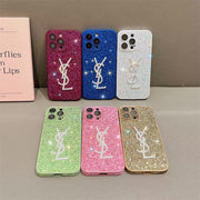 YL Shiny Crystal iPhone Case: Chic Design
