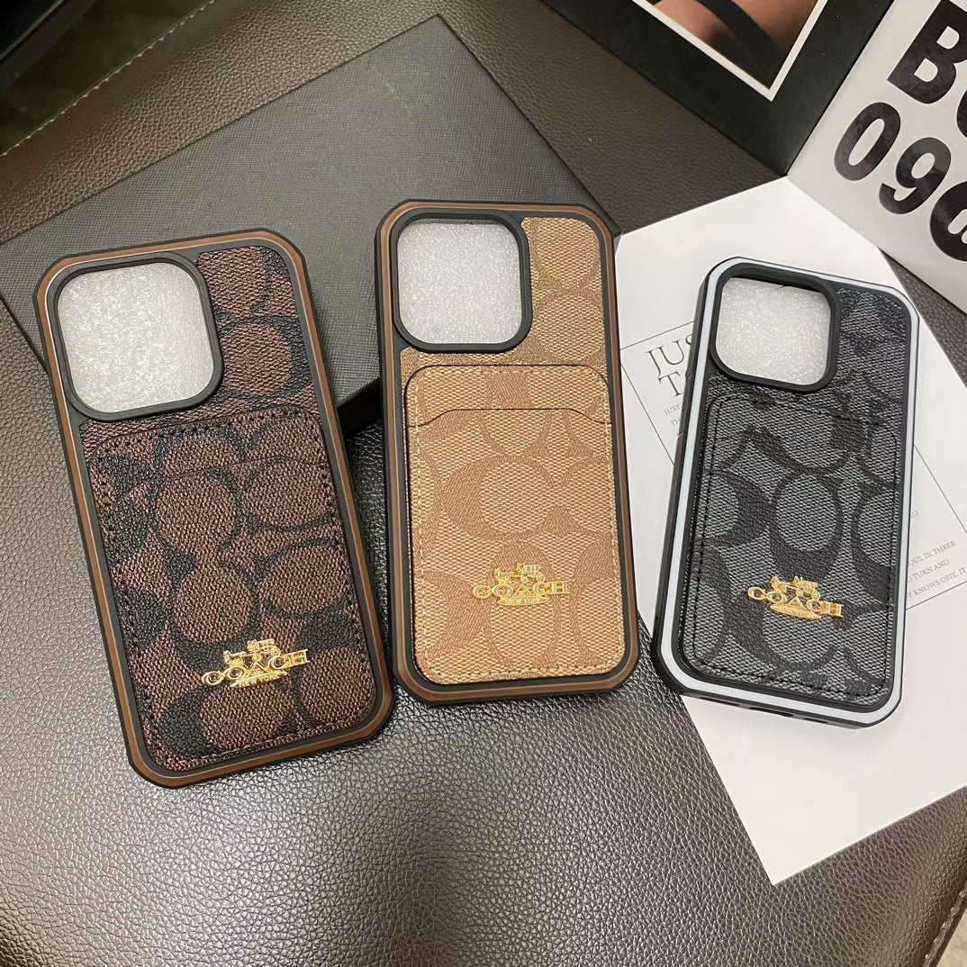 Chic CO iPhone Case with Built-in Card Holde