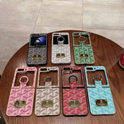 Elegant GY Samsung Z Flip Case with Folding Screen Coverage
