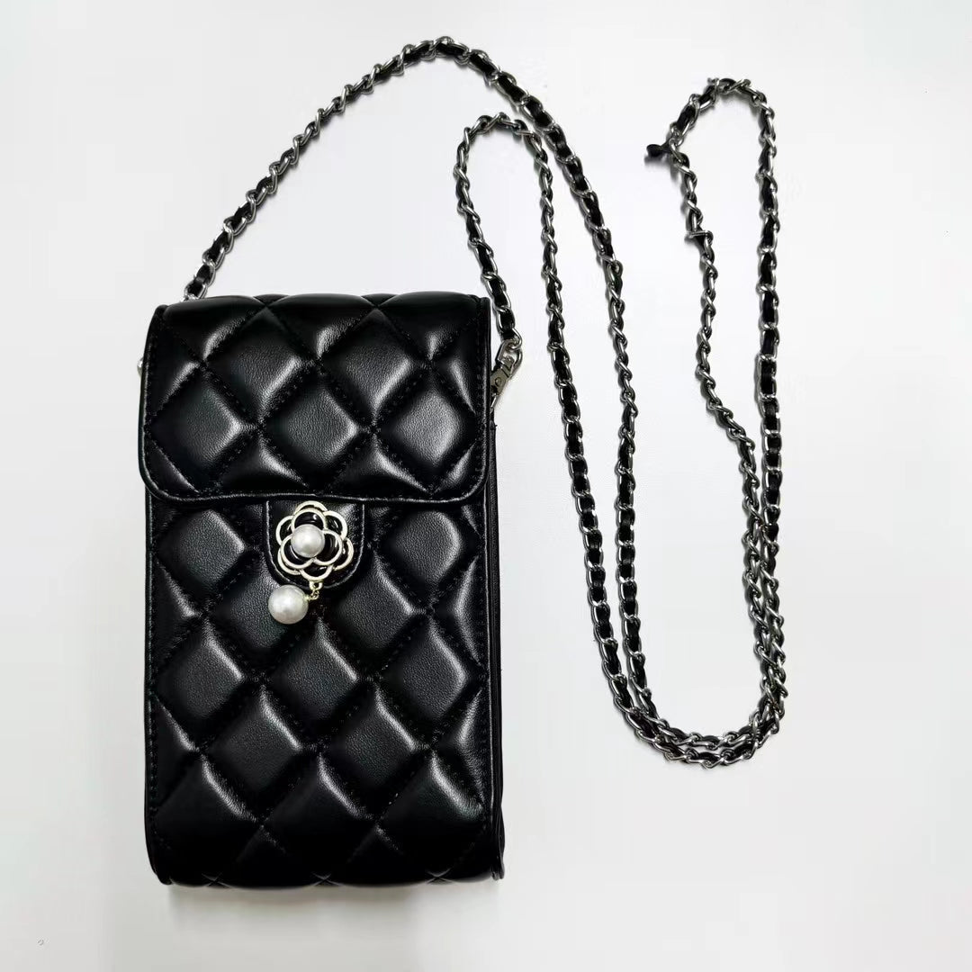 CC Luxury Phone Bag with Elegant Strap