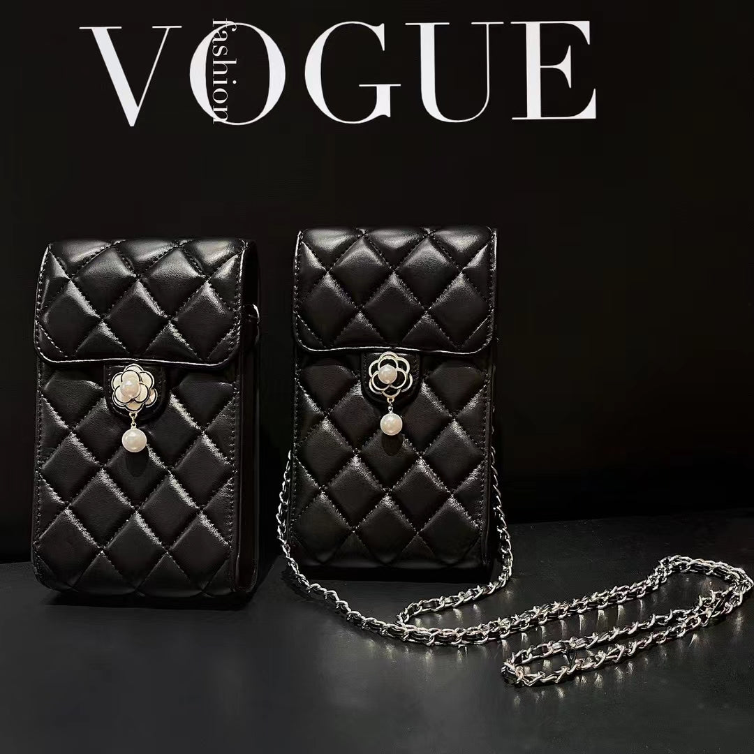CC Luxury Phone Bag with Elegant Strap