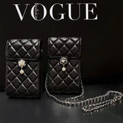 CC Luxury Phone Bag with Elegant Strap