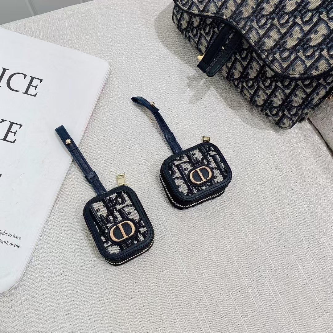 CD Luxury AirPods Case & Mini-Bag | Elegant Designer Accessory