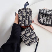 Luxury CD-Inspired AirPods Case with Strap