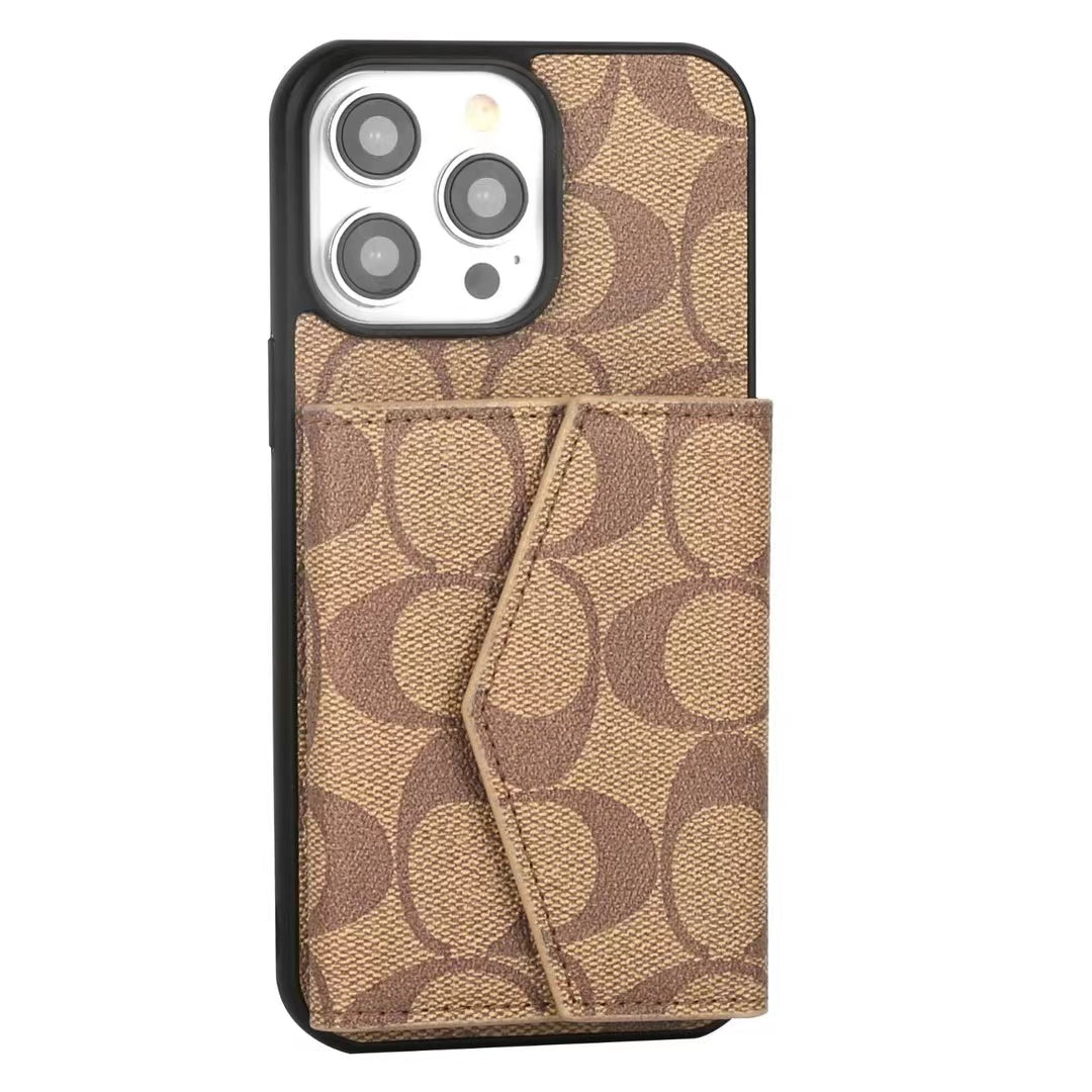 Coach Monogram Wallet Phone Cases – Stylish & Functional Design