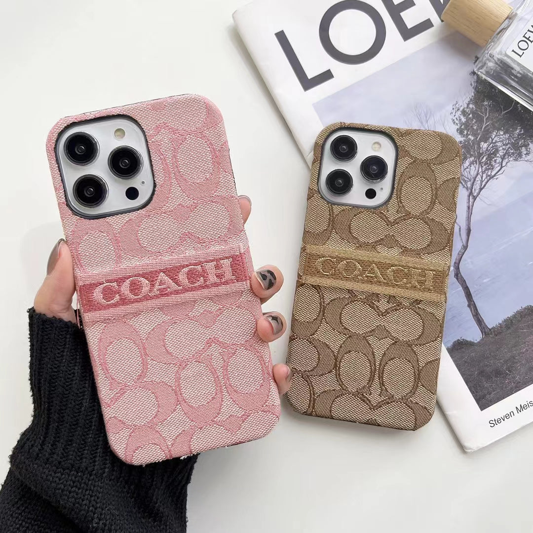Coach Monogram Phone Case – Stylish Protection in Elegant Colors