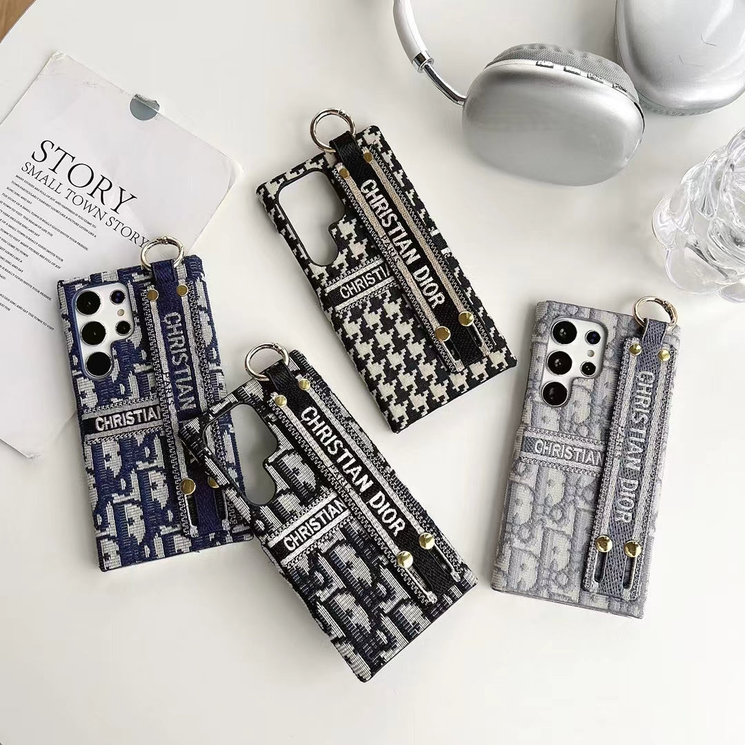 CD-Inspired Hand Strap Phone Case