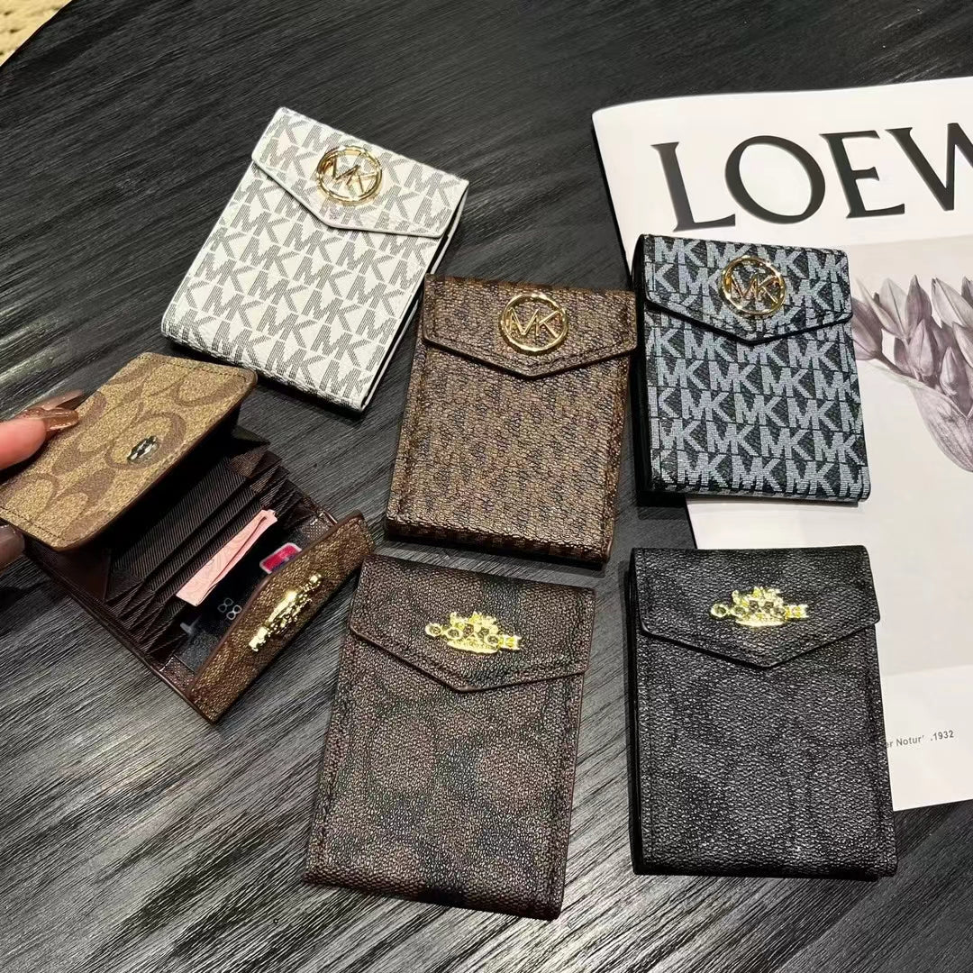 Coach & MK Compact Wallet Collection – Iconic Monogram Designs