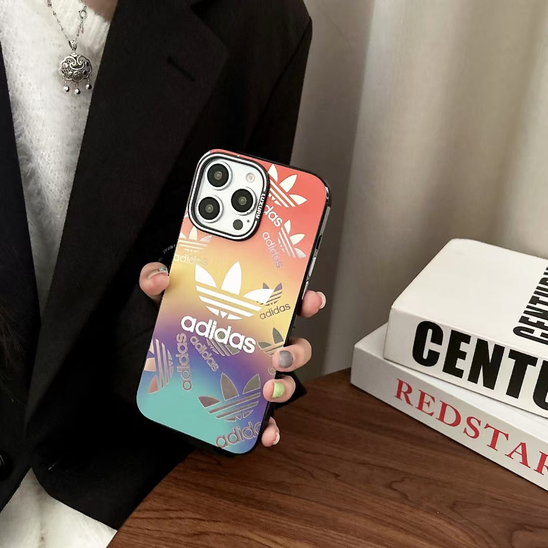 Gradient Adi Logo Phone Case – Trendy and Vibrant Design