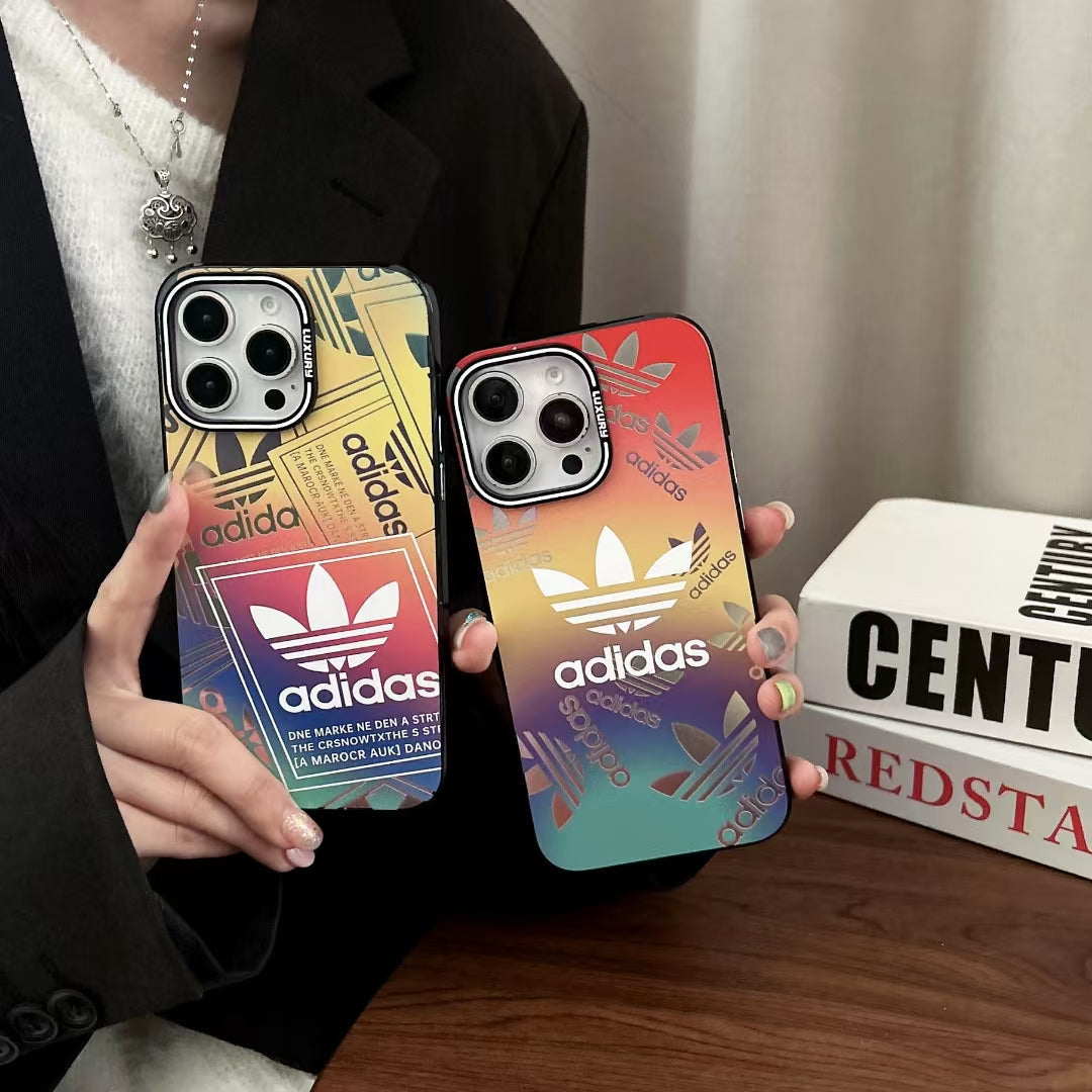 Gradient Adi Logo Phone Case – Trendy and Vibrant Design