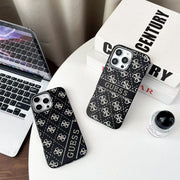 Guess Signature Monogram Phone Case – Stylish & Durable Design