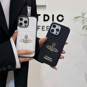 Luxury Orb Design Card Holder Phone Case