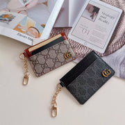 GG Zipper Card Holder Case