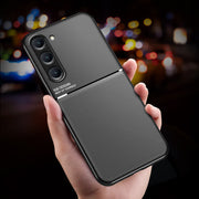 Car Magnetic Holder Leather Phone Case