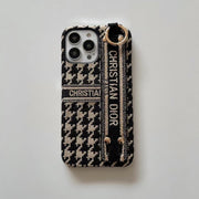 Premium CD Fabric iPhone Case with Hand Strap