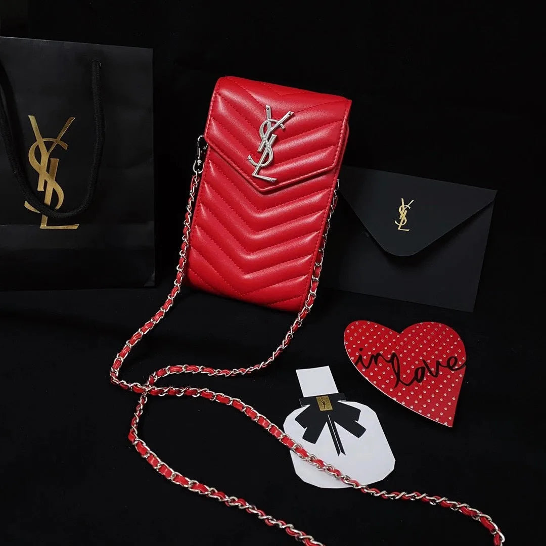 YL Designer Luxury Phone Pouch Handbag