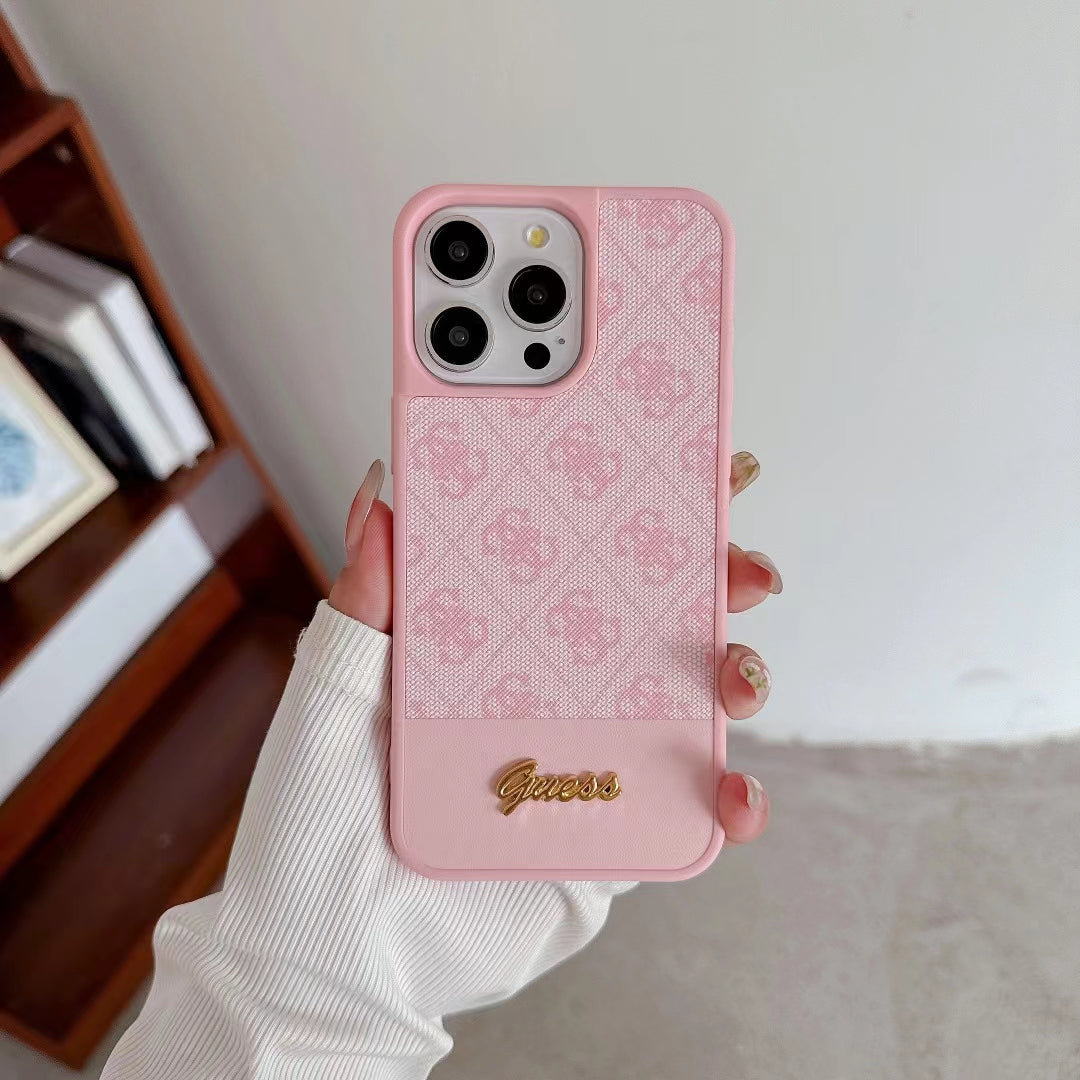Stylish Guess Monogram Phone Cases in Assorted Colors