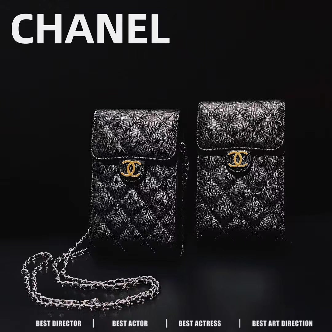CC High-Fashion Lady Phone Pouch with Handbag Strap