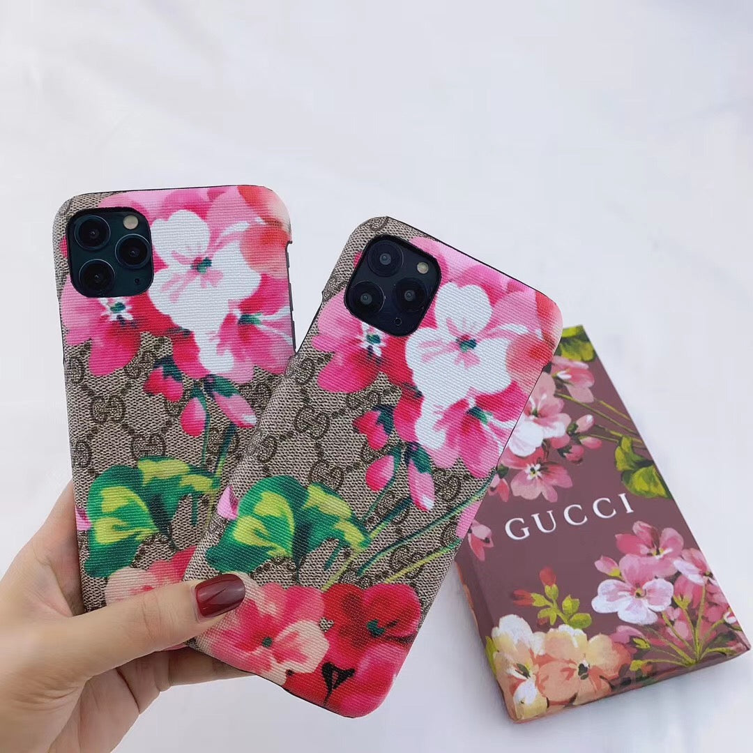 Luxury GG Blooms Phone Case for iPhone