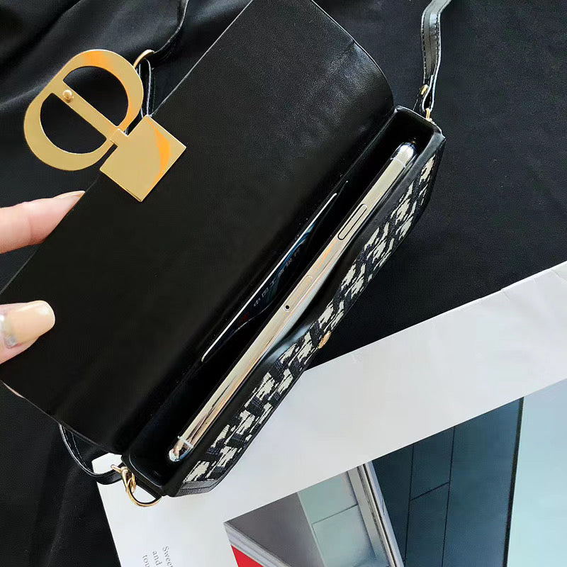 Luxury C.D Phone Pouch Bag with Strap