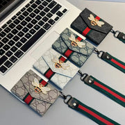 LUXURY CARD HOLDER WITH STRAP