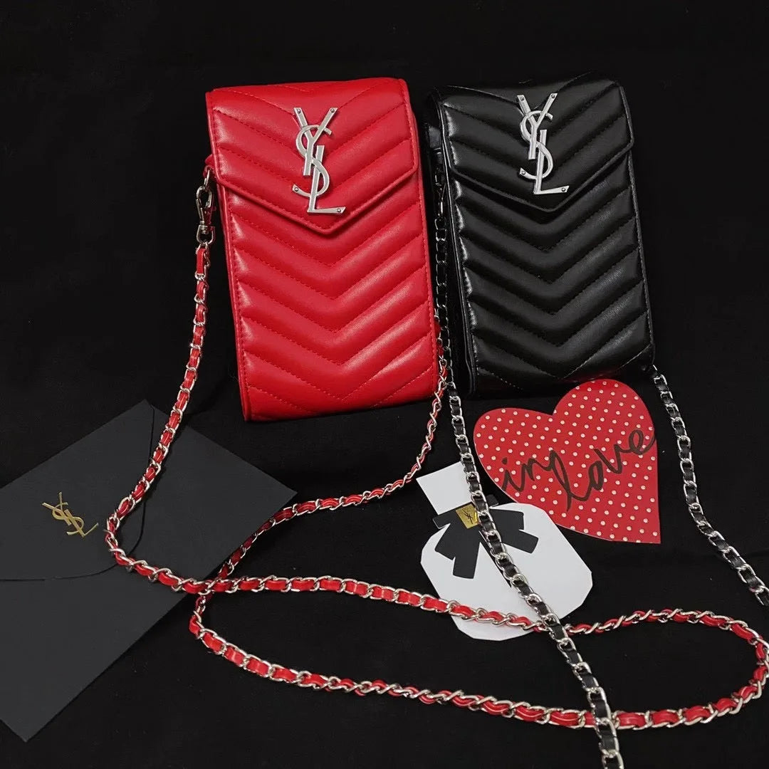 YL Designer Luxury Phone Pouch Handbag