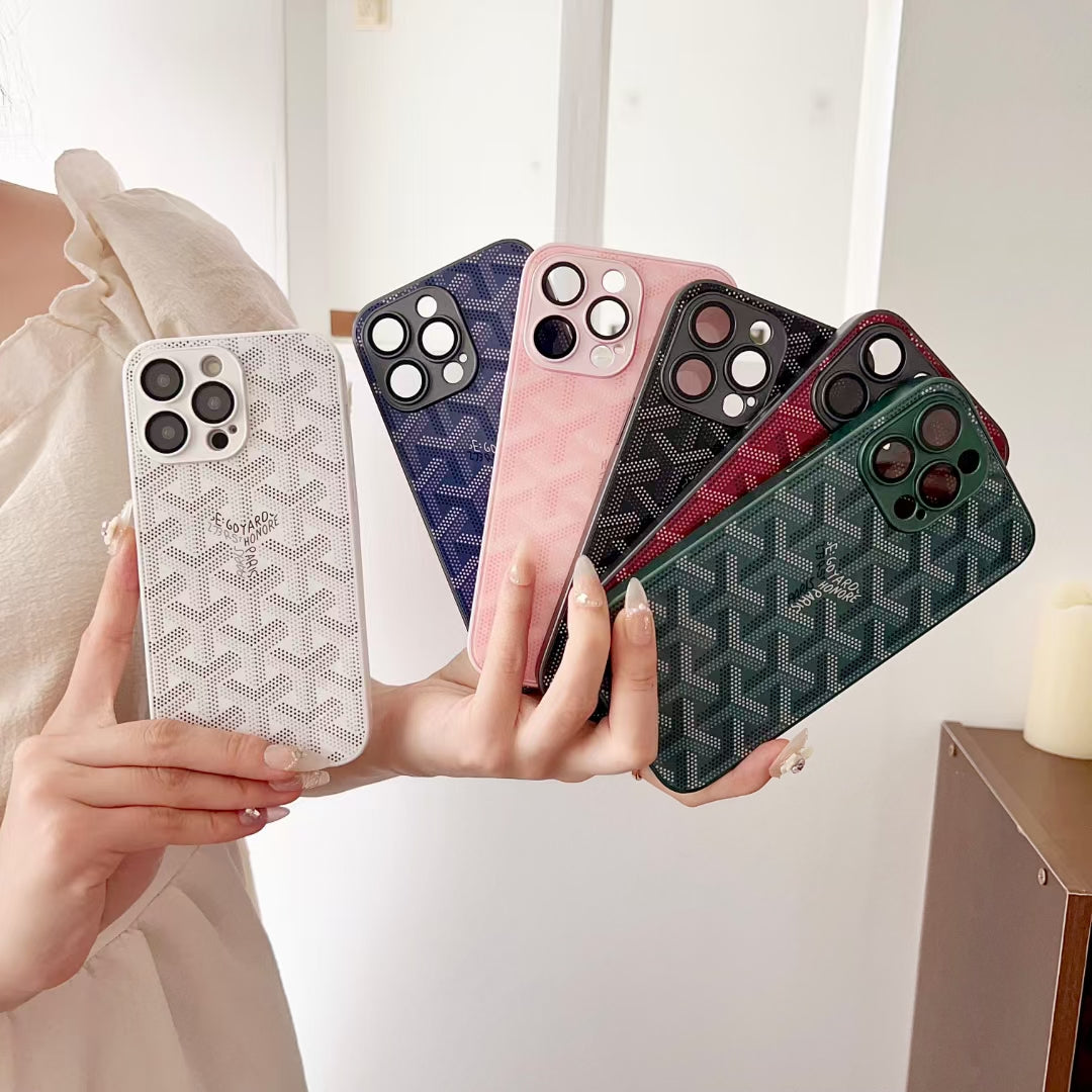 Luxury Goyard Phone Case - Stylish Color Options