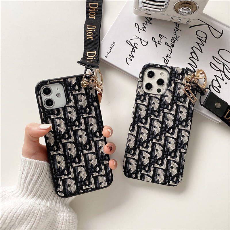 Luxury CD Monogram Chain Phone Cases