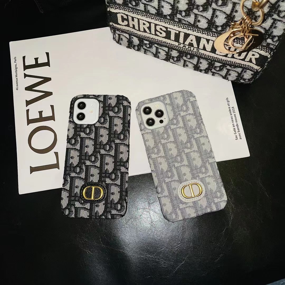 Classic CD Luxury Chic Phone Case for iPhone