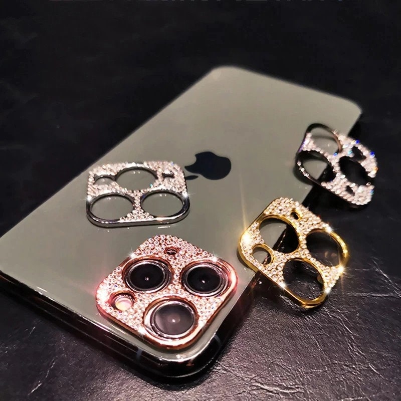 3D Crystal Glitter Stone Lens Protector Cover