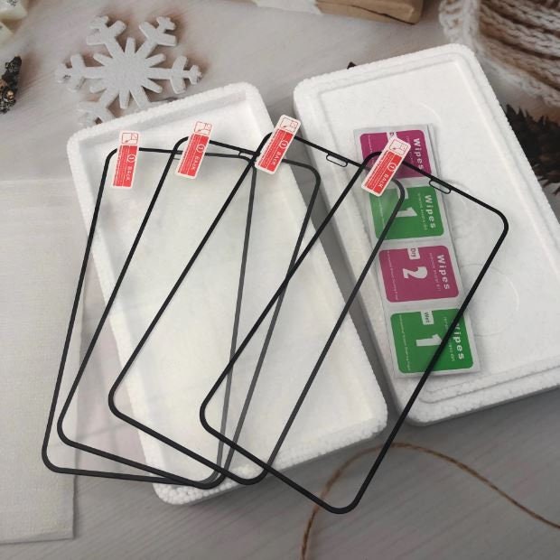 4PCS Full Cover Screen Protective Glass iPhone