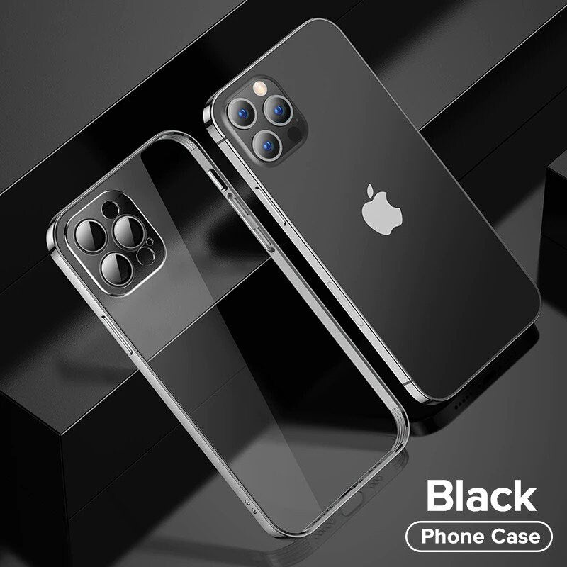 Solid Clear Transparent Full Protective Cover