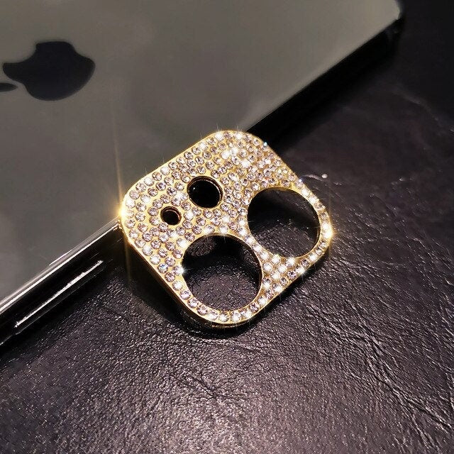 3D Crystal Glitter Stone Lens Protector Cover