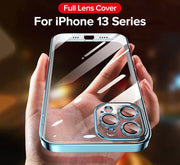 Solid Clear Transparent Full Protective Cover