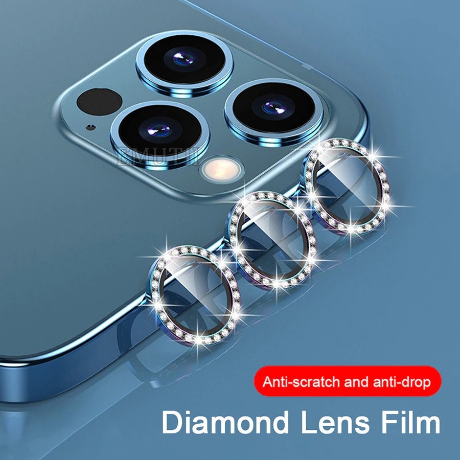 Diamond Metal Lens Protective Tempered Glass