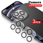 3PCS Camera Lens Protective Tempered Glass