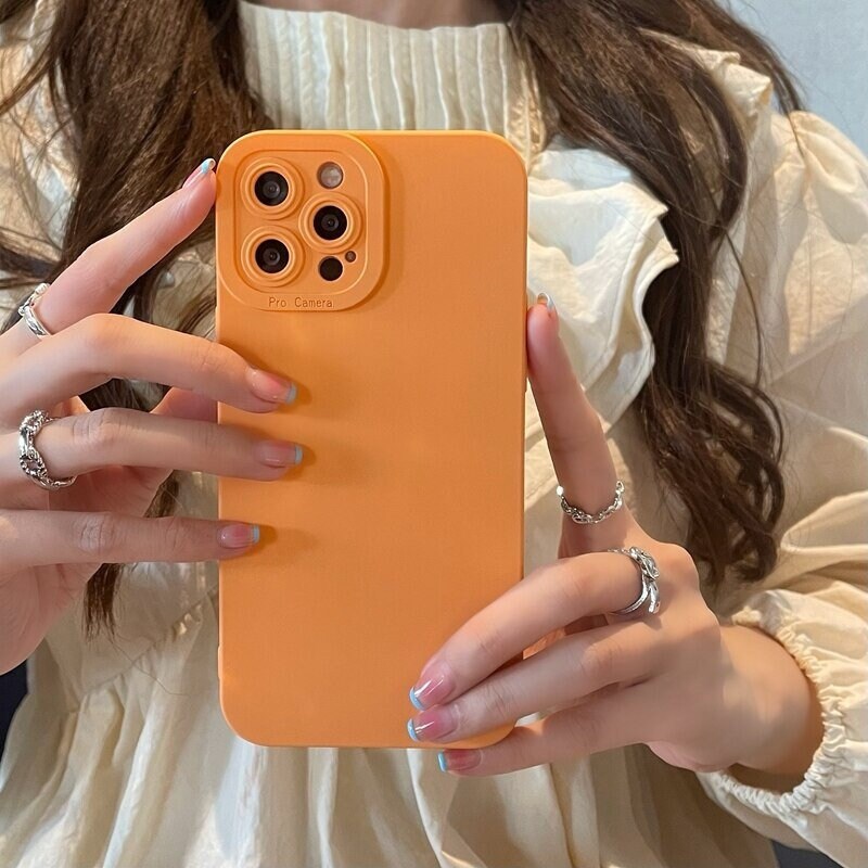Matte Candy Shockproof Soilicone Multicolour Cover