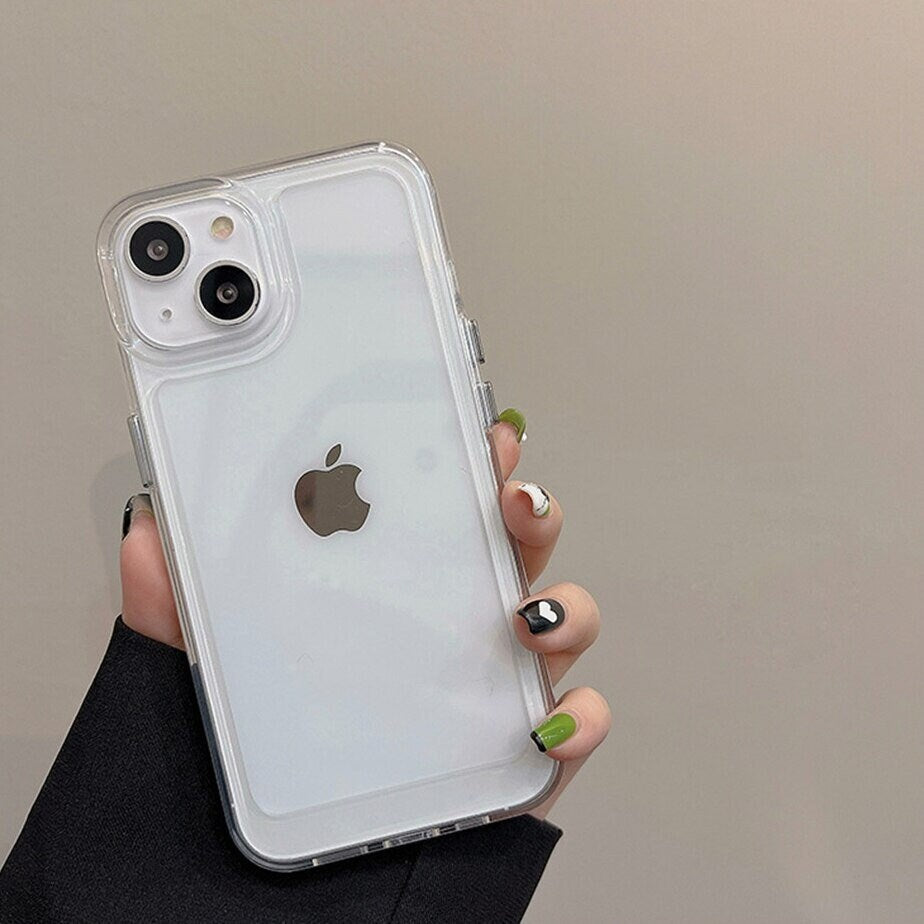Soft Transparent Solid Shockproof Case