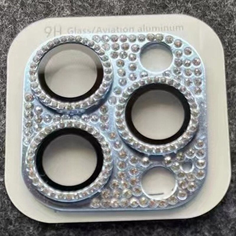 Luxury 3D Crystal Diamond Camera Lens Protector