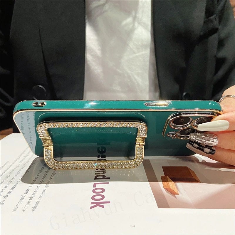 Luxury Crystal Square Holder Diamond Phone Case