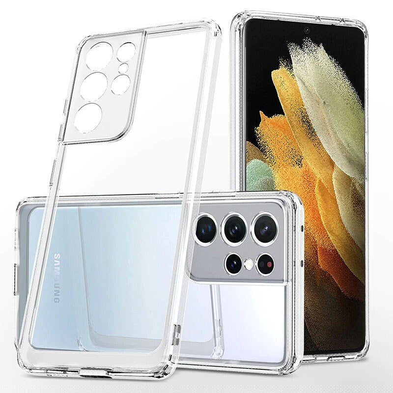 Shockproof Silicone Clear Phone Back Cover