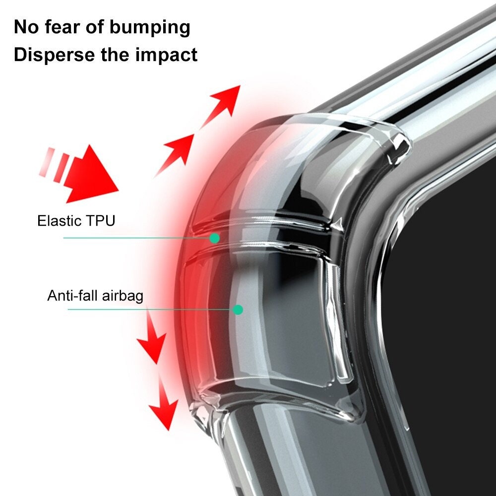 Shockproof Silicone Clear Soft TPU Cover