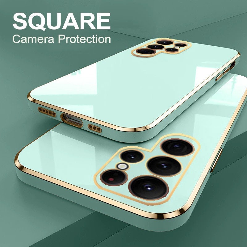 Luxury Original Square Plating Soft Case