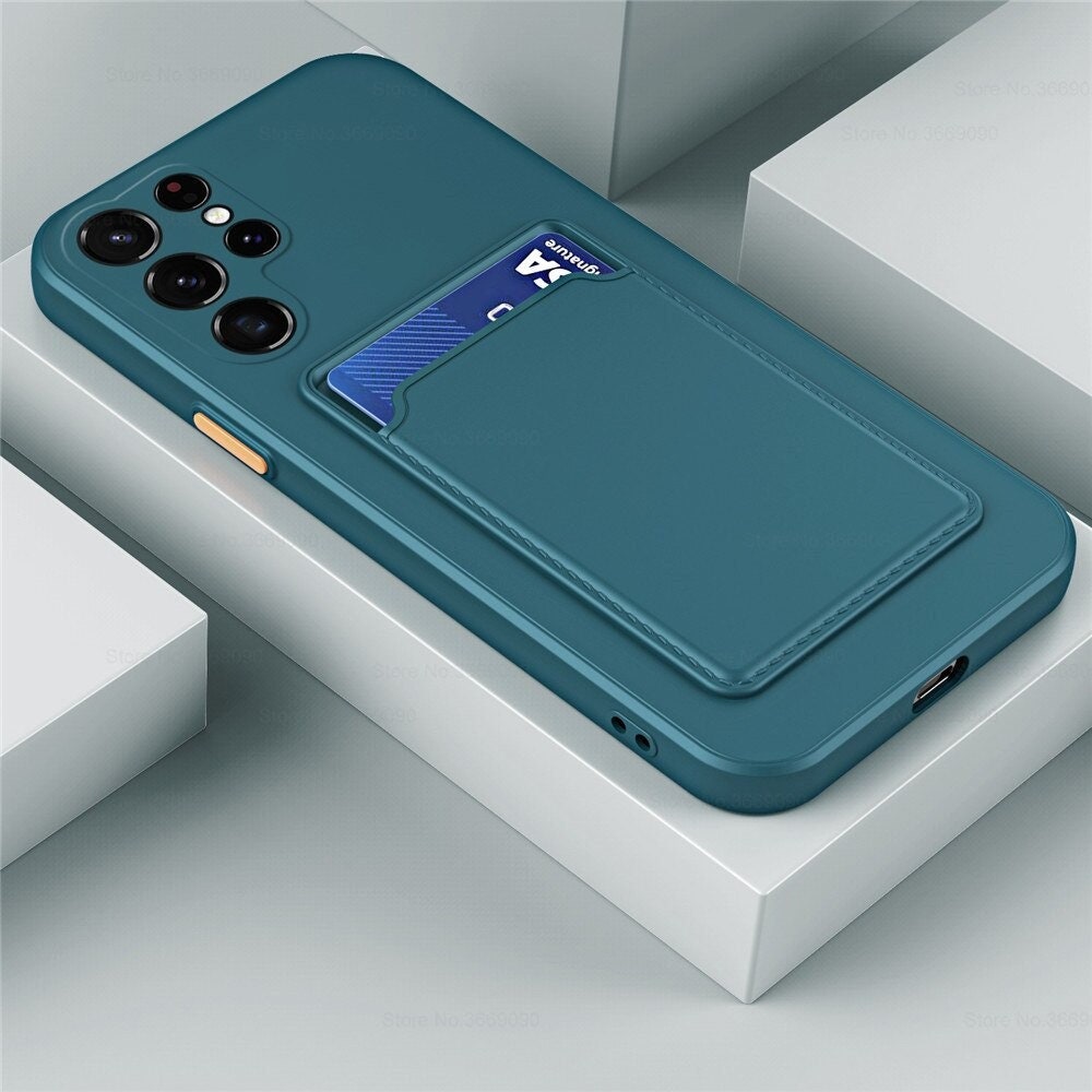 Square Card Slot Shockproof Phone Case