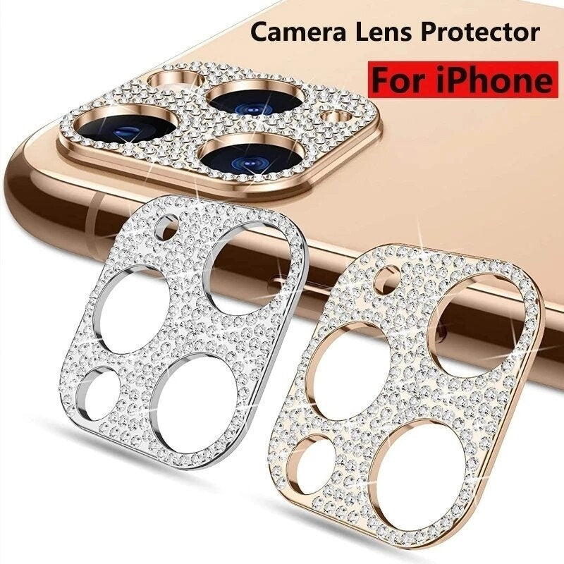 Glitter Crystal Diamond Full Camera Lens Protector