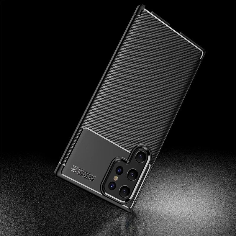 Luxury Matte Carbon Fiber Shockproof Case