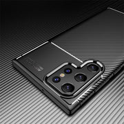 Luxury Matte Carbon Fiber Shockproof Case